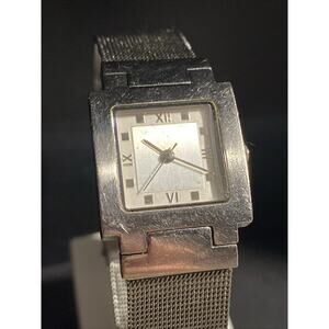 Skagen Denmark Womens Wristwatch Silver Tone Works New Battery!